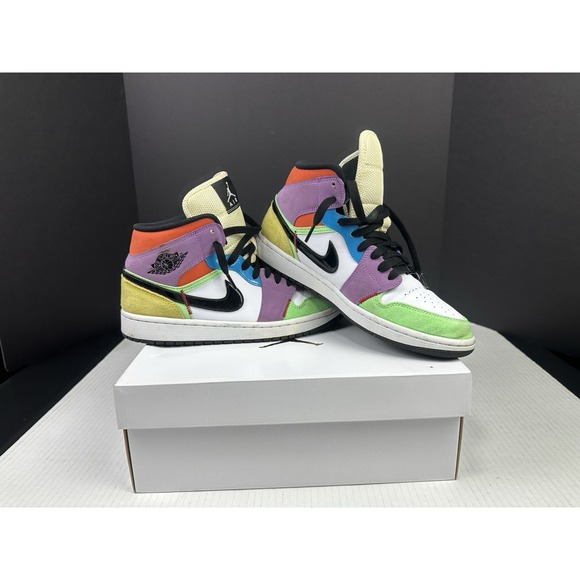 Nike Shoes - 2020 Womens Nike Air Jordan Retro 1 "Lightbulb MID SE Shoes! Size 10 Extra Laces